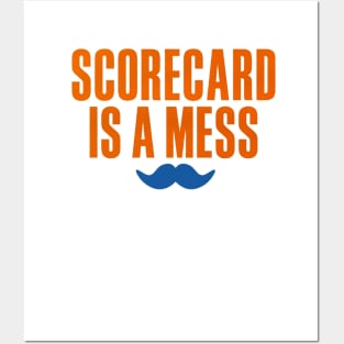 Keith Hernandez New York M Scorecard Is A Mess Posters and Art